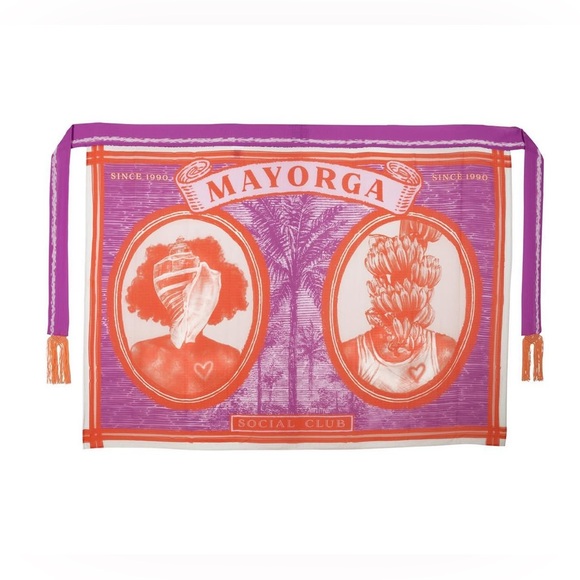 Mayorga Dresses & Skirts - Mayorga Maroon Beach Sarong, Size OS